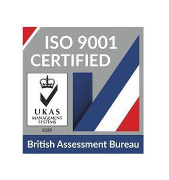 ISO 9001 British Assessment Bureau Logo