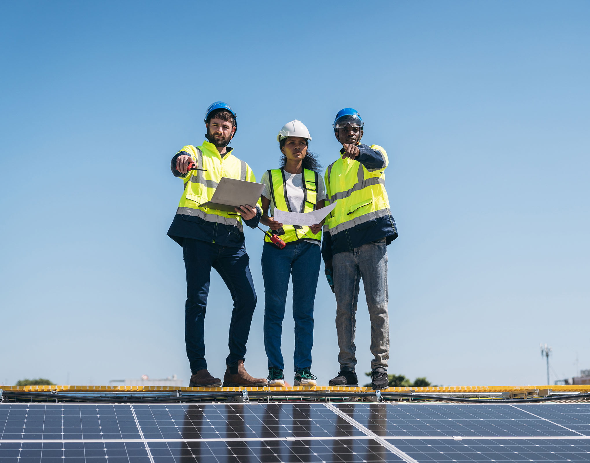 Solar Panel Fitting Inspection Solar Panel Fitting Inspection