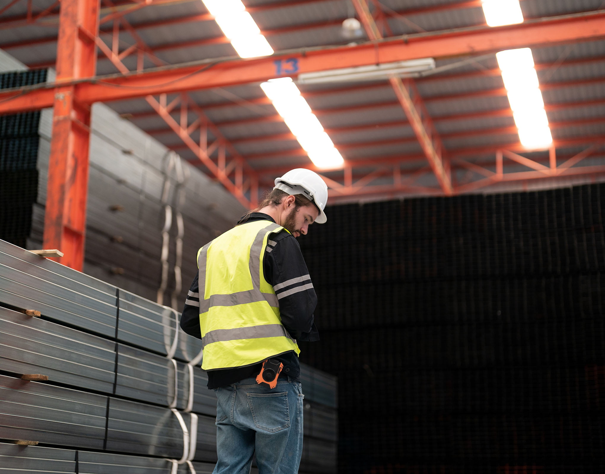 LED Lights In A Warehouse